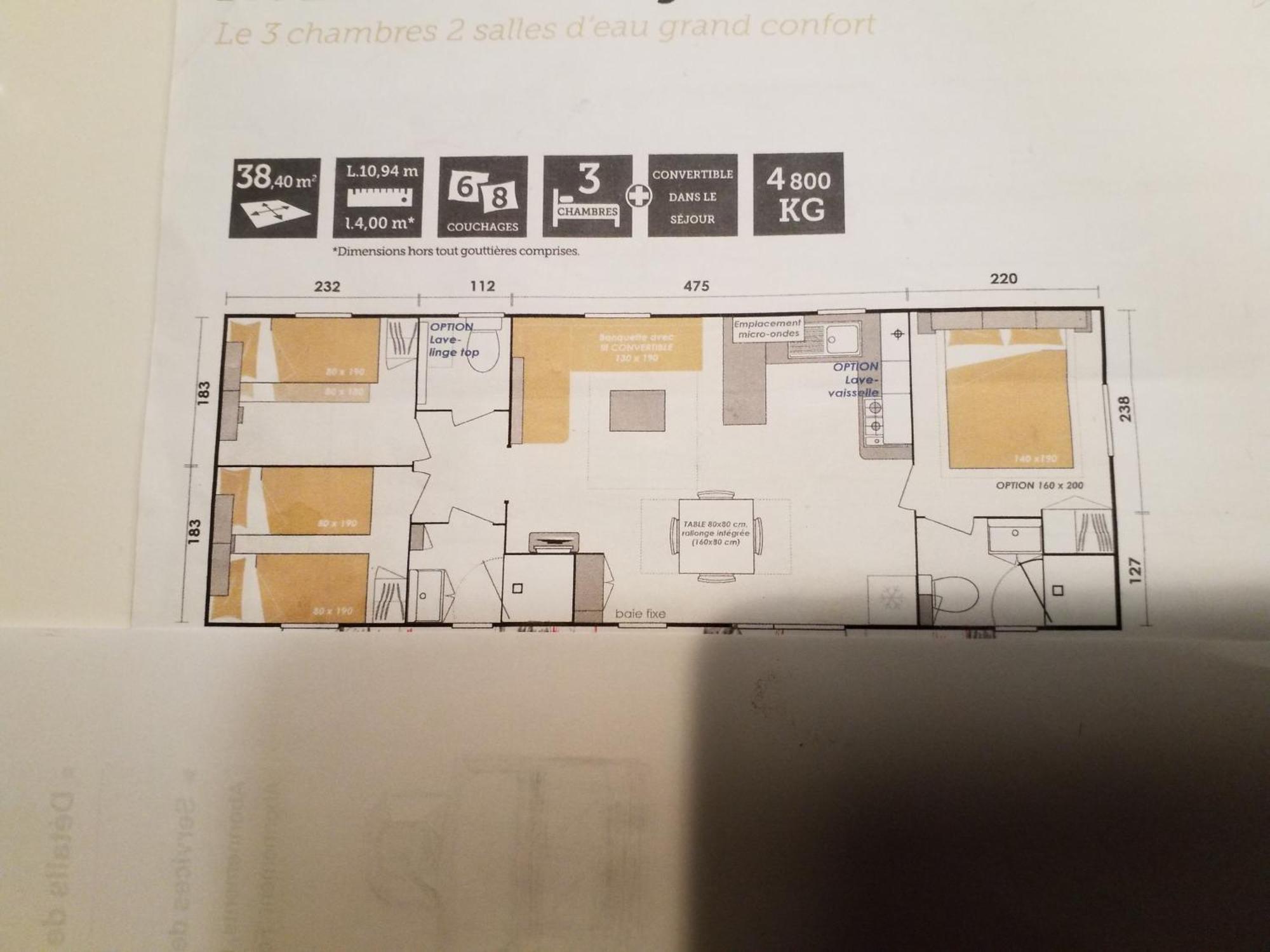 Mobil Home Aventura 6-8 Personnes Tout Confort سانت-بريفين-لي-بان المظهر الخارجي الصورة